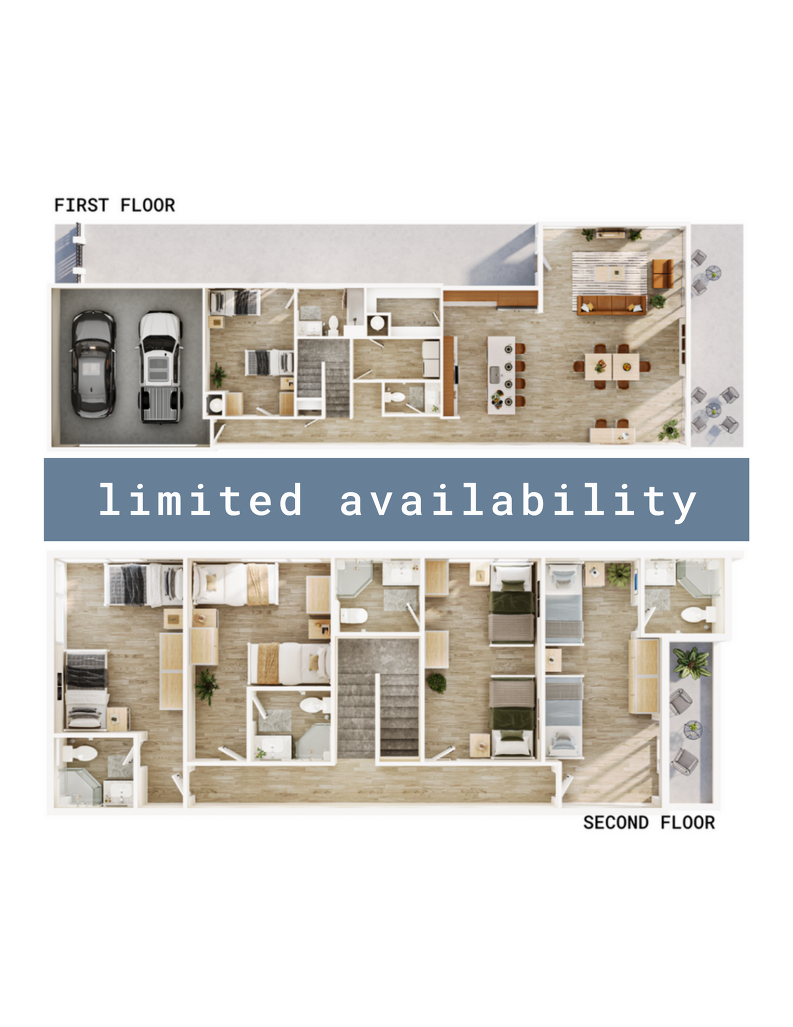 5BR/5.5BA – Coral floor plan