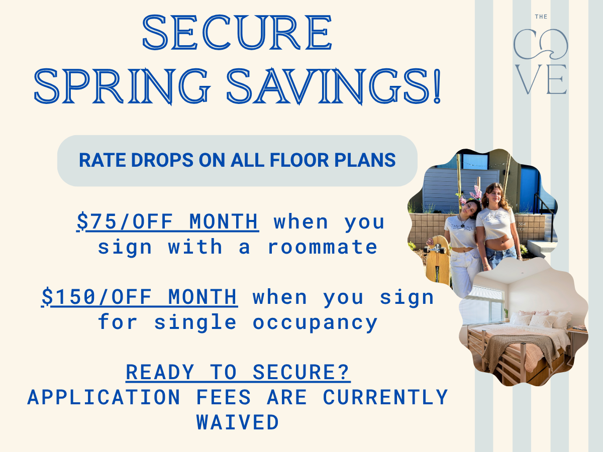 Rate drops on all floor plans specials